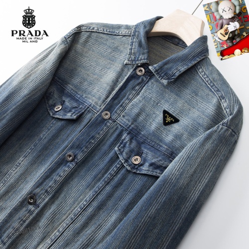 Replica Prada Jackets Long Sleeved For Men #1260504 $68.00 USD for Wholesale