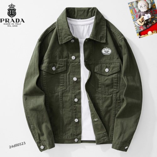 Prada Jackets Long Sleeved For Men #1260509 $68.00 USD, Wholesale Replica Prada Jackets