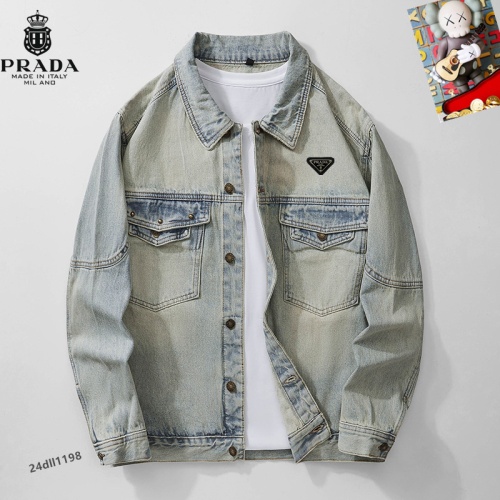 Prada Jackets Long Sleeved For Men #1260514 $68.00 USD, Wholesale Replica Prada Jackets