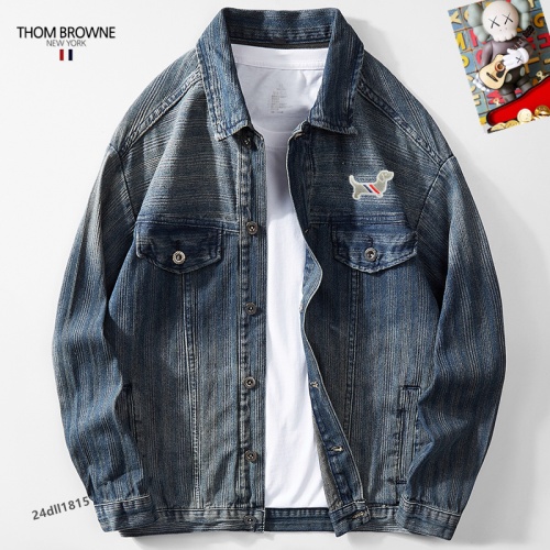 Thom Browne Jackets Long Sleeved For Men #1260517 $68.00 USD, Wholesale Replica Thom Browne Jackets