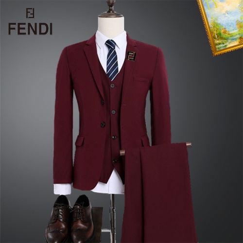 Fendi Tracksuits Long Sleeved For Men #1260547 $92.00 USD, Wholesale Replica Fendi Tracksuits