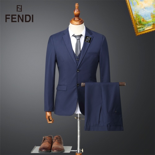 Fendi Tracksuits Long Sleeved For Men #1260548 $92.00 USD, Wholesale Replica Fendi Tracksuits