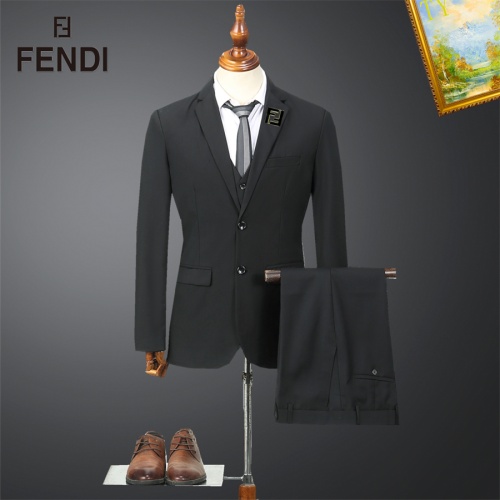 Fendi Tracksuits Long Sleeved For Men #1260549 $92.00 USD, Wholesale Replica Fendi Tracksuits