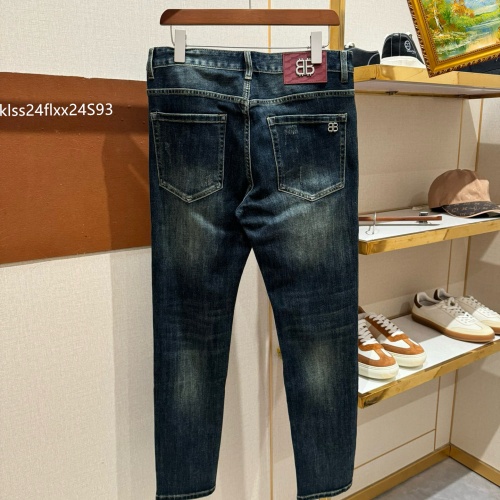 Replica Balenciaga Jeans For Men #1260648 $48.00 USD for Wholesale