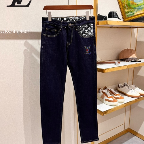 Replica Louis Vuitton LV Jeans For Men #1260666 $48.00 USD for Wholesale