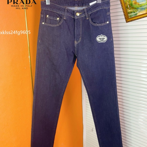 Replica Prada Jeans For Men #1260678 $48.00 USD for Wholesale