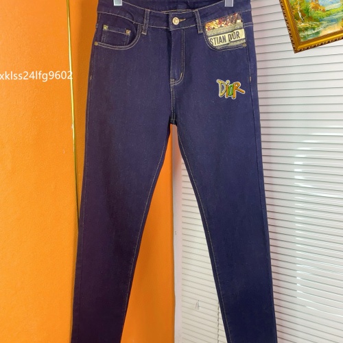 Replica Christian Dior Jeans For Men #1260681 $48.00 USD for Wholesale