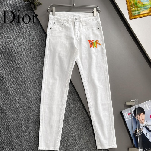 Replica Christian Dior Jeans For Men #1260702 $48.00 USD for Wholesale