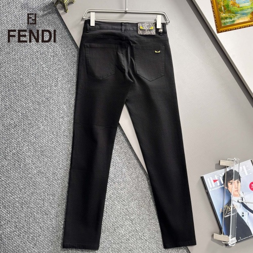 Replica Fendi Jeans For Men #1260712 $48.00 USD for Wholesale