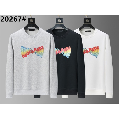 Replica Dsquared Hoodies Long Sleeved For Men #1260722 $36.00 USD for Wholesale