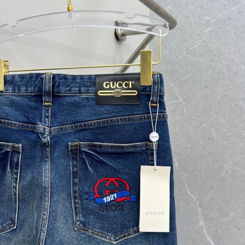 Replica Gucci Jeans For Men #1260740 $64.00 USD for Wholesale