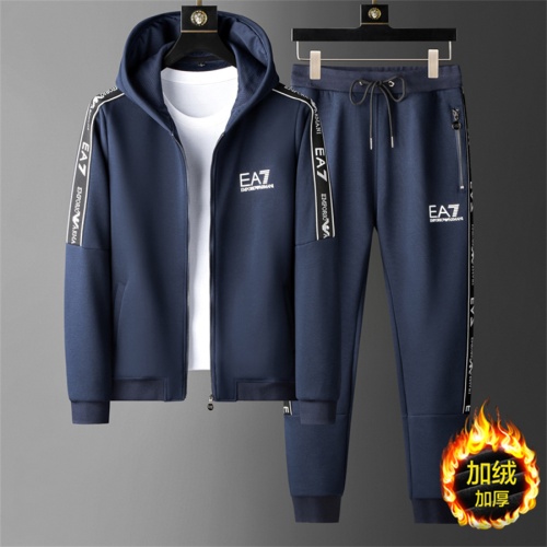 Armani Tracksuits Long Sleeved For Men #1260752 $100.00 USD, Wholesale Replica Armani Tracksuits