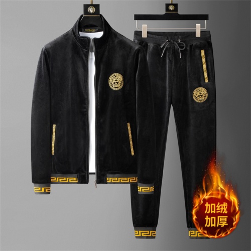 Versace Tracksuits Long Sleeved For Men #1260758 $98.00 USD, Wholesale Replica Versace Tracksuits