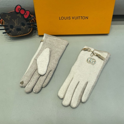 Replica Gucci Gloves #1260773 $40.00 USD for Wholesale