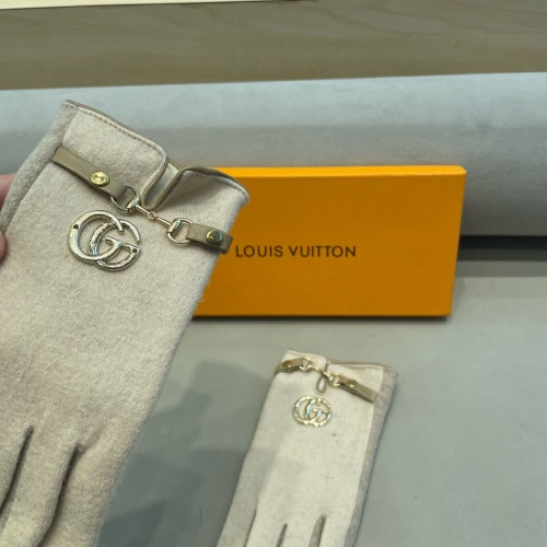 Replica Gucci Gloves #1260773 $40.00 USD for Wholesale