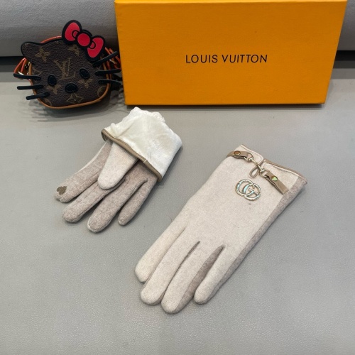 Replica Gucci Gloves #1260773 $40.00 USD for Wholesale