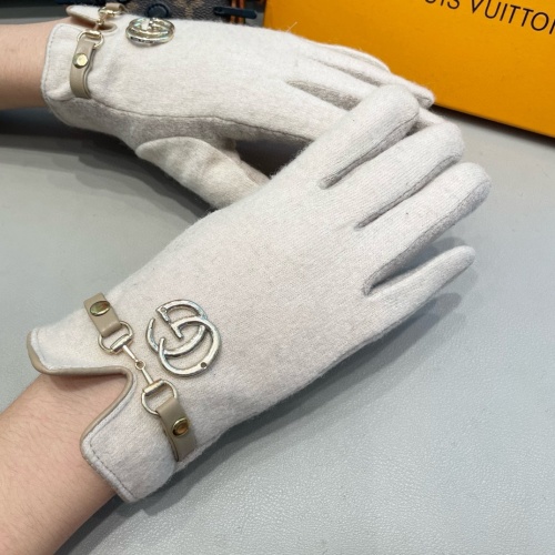 Replica Gucci Gloves #1260773 $40.00 USD for Wholesale