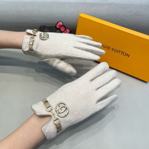 Replica Gucci Gloves #1260773 $40.00 USD for Wholesale