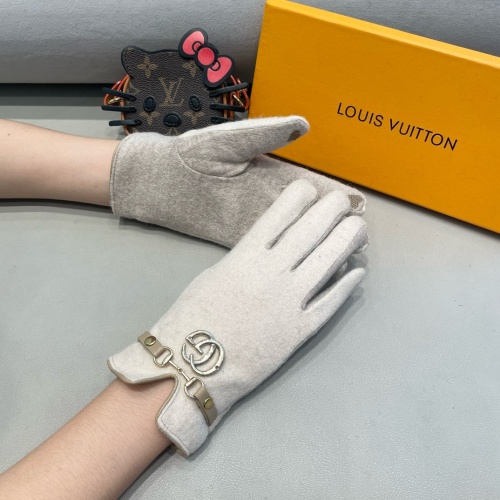 Replica Gucci Gloves #1260773 $40.00 USD for Wholesale