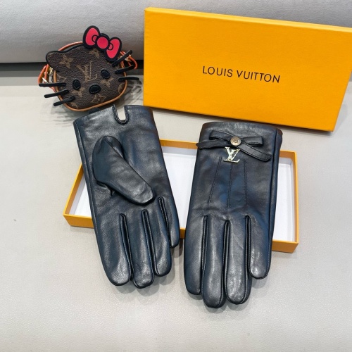 Replica Louis Vuitton LV Gloves For Women #1260776 $48.00 USD for Wholesale