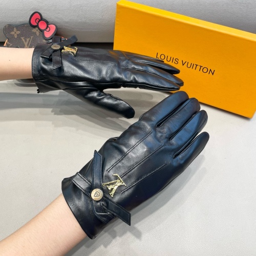 Replica Louis Vuitton LV Gloves For Women #1260776 $48.00 USD for Wholesale