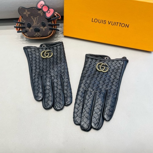 Gucci Gloves For Men #1260778 $56.00 USD, Wholesale Replica Gucci Gloves