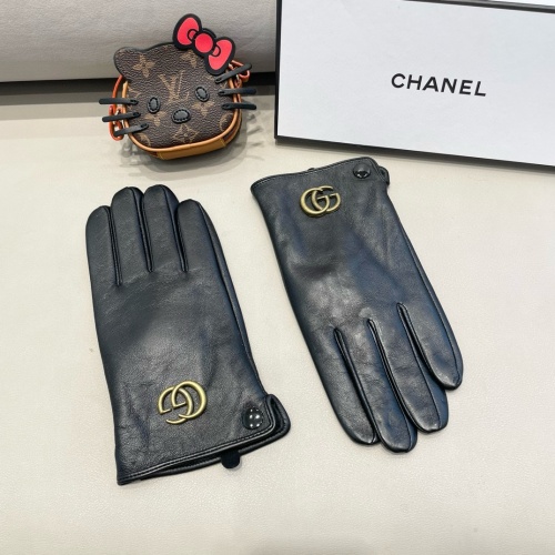 Replica Gucci Gloves For Men #1260783 $52.00 USD for Wholesale