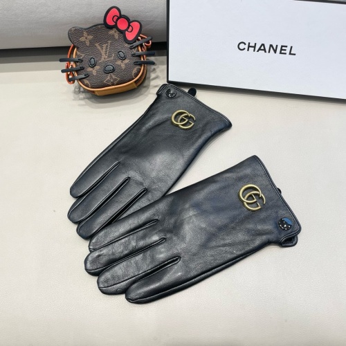 Replica Gucci Gloves For Men #1260783 $52.00 USD for Wholesale