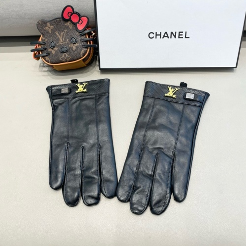 Louis Vuitton LV Gloves For Men #1260784 $52.00 USD, Wholesale Replica Louis Vuitton LV Gloves