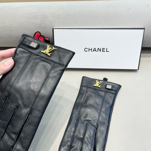 Replica Louis Vuitton LV Gloves For Men #1260784 $52.00 USD for Wholesale