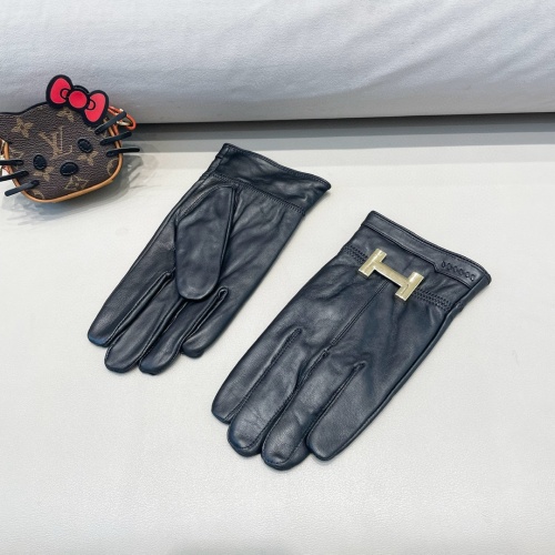 Replica Hermes Gloves For Men #1260787 $52.00 USD for Wholesale