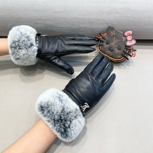 Replica Louis Vuitton LV Gloves For Women #1260788 $52.00 USD for Wholesale