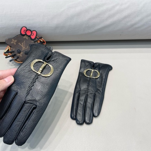 Replica Christian Dior Gloves For Women #1260795 $48.00 USD for Wholesale