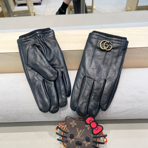 Replica Gucci Gloves For Men #1260796 $52.00 USD for Wholesale