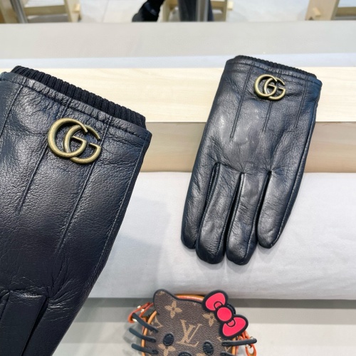 Replica Gucci Gloves For Men #1260796 $52.00 USD for Wholesale