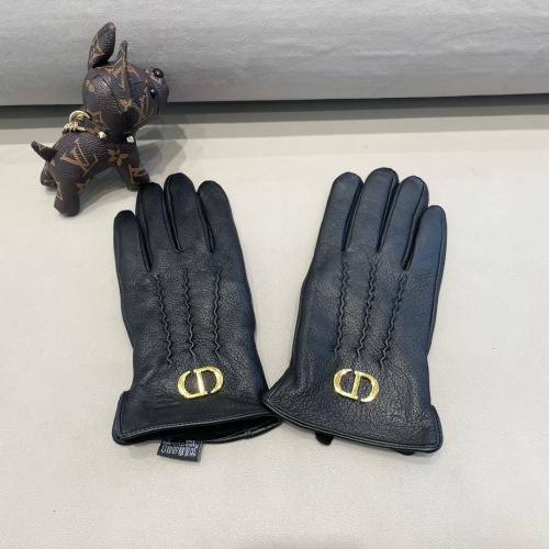 Replica Christian Dior Gloves For Men #1260802 $52.00 USD for Wholesale