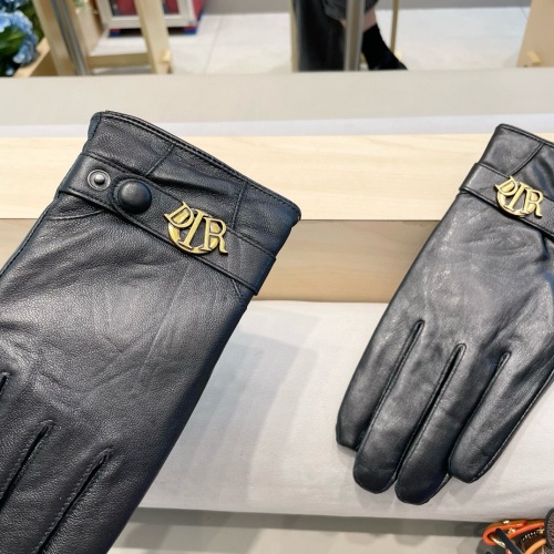 Replica Christian Dior Gloves For Men #1260803 $48.00 USD for Wholesale