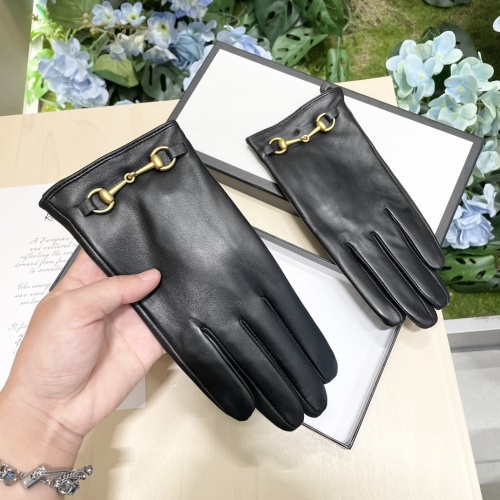 Replica Gucci Gloves For Women #1260807 $48.00 USD for Wholesale