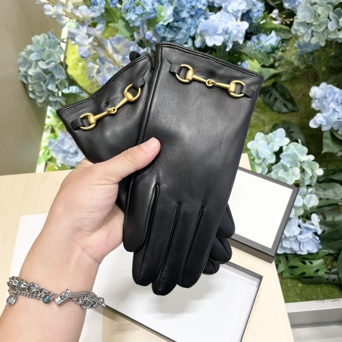 Replica Gucci Gloves For Women #1260807 $48.00 USD for Wholesale