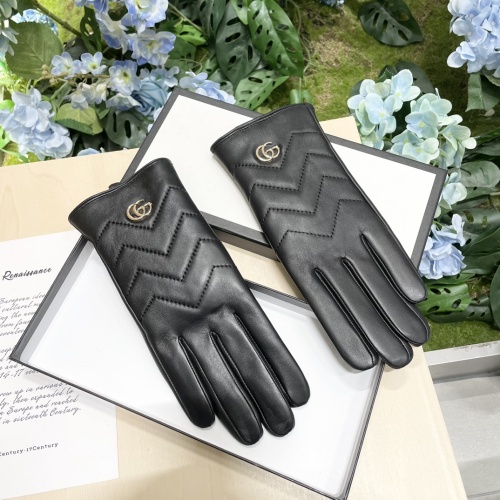 Gucci Gloves For Women #1260808 $42.00 USD, Wholesale Replica Gucci Gloves