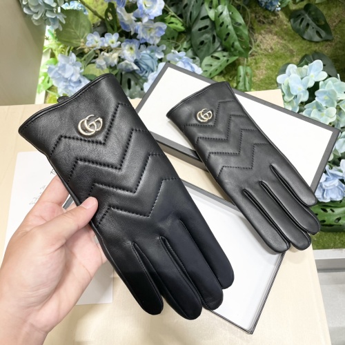 Replica Gucci Gloves For Women #1260808 $42.00 USD for Wholesale