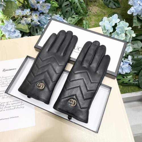 Replica Gucci Gloves For Women #1260808 $42.00 USD for Wholesale