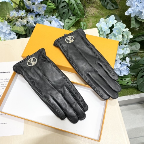 Replica Louis Vuitton LV Gloves For Women #1260809 $42.00 USD for Wholesale