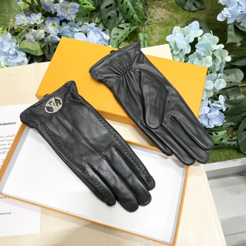 Replica Louis Vuitton LV Gloves For Women #1260809 $42.00 USD for Wholesale