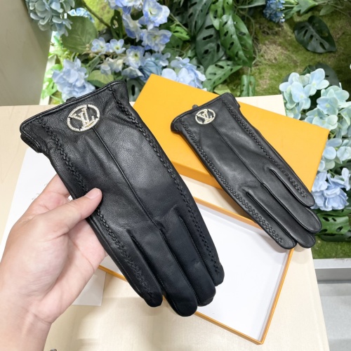 Replica Louis Vuitton LV Gloves For Women #1260809 $42.00 USD for Wholesale