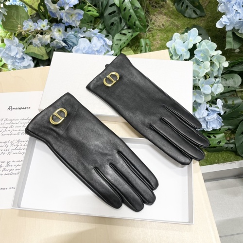 Replica Christian Dior Gloves For Women #1260810 $48.00 USD for Wholesale