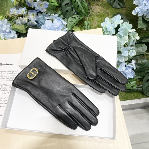 Replica Christian Dior Gloves For Women #1260810 $48.00 USD for Wholesale