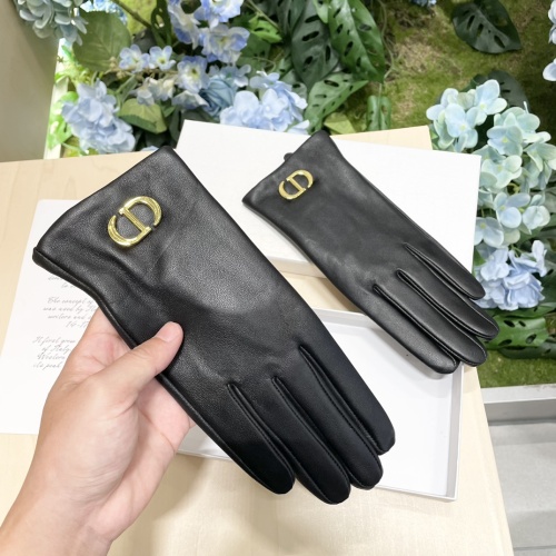 Replica Christian Dior Gloves For Women #1260810 $48.00 USD for Wholesale