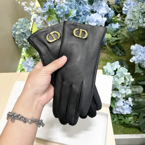 Replica Christian Dior Gloves For Women #1260810 $48.00 USD for Wholesale