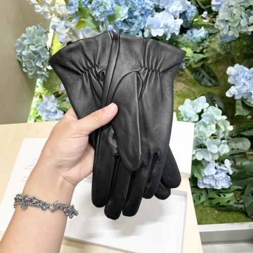 Replica Christian Dior Gloves For Women #1260810 $48.00 USD for Wholesale